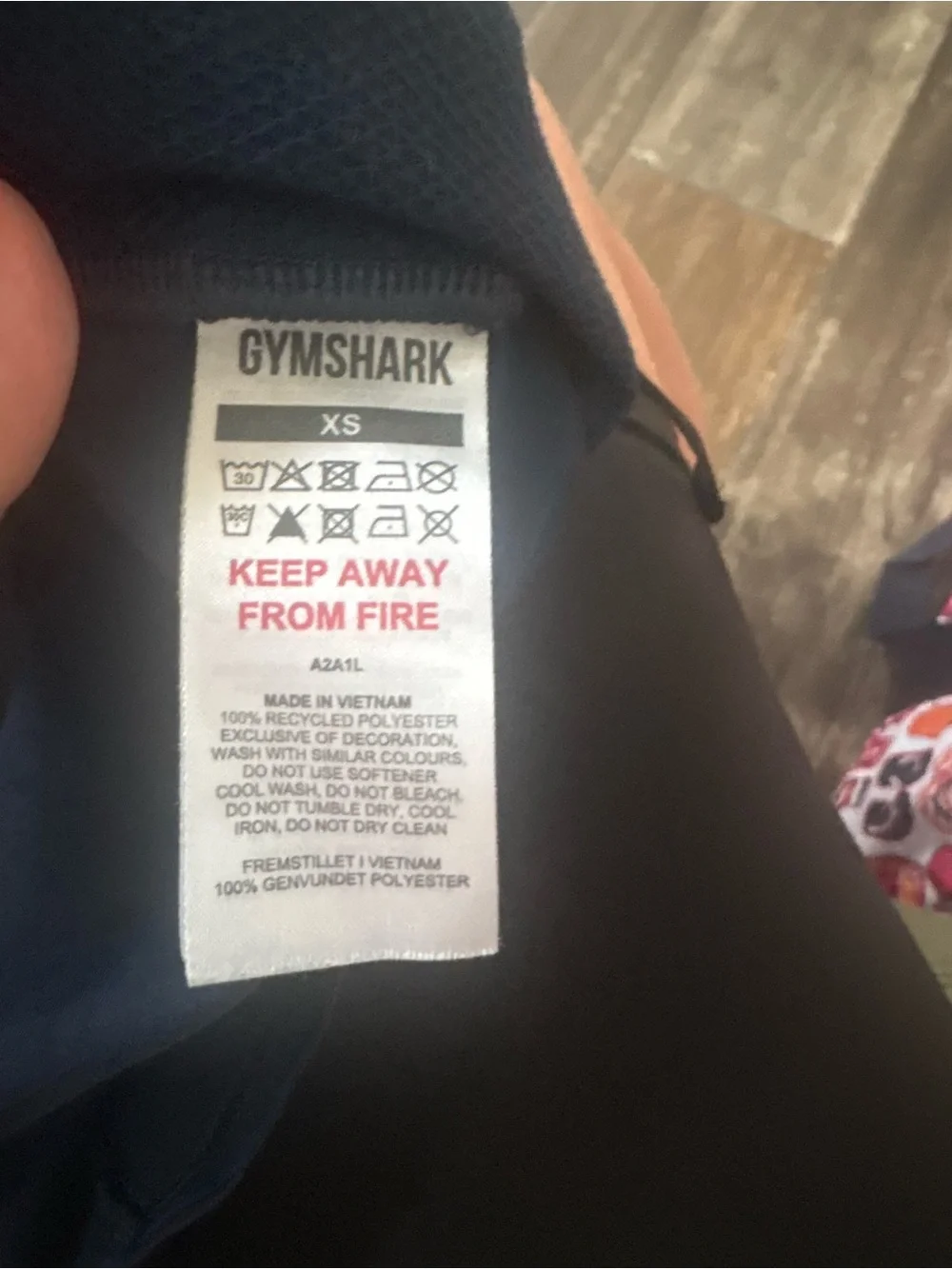Gymshark Navy Blue Performance Training Shorts XS